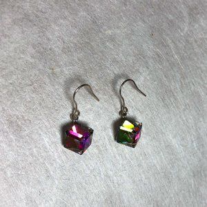 CLEAR Iridescent Earrings
